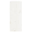 vinreol 62x25x62 cm massivt fyrretræ hvid
