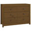 kommode 100x40x72 cm massivt fyrretræ gyldenbrun