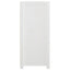 kommode 100x40x90 cm massivt fyrretræ hvid