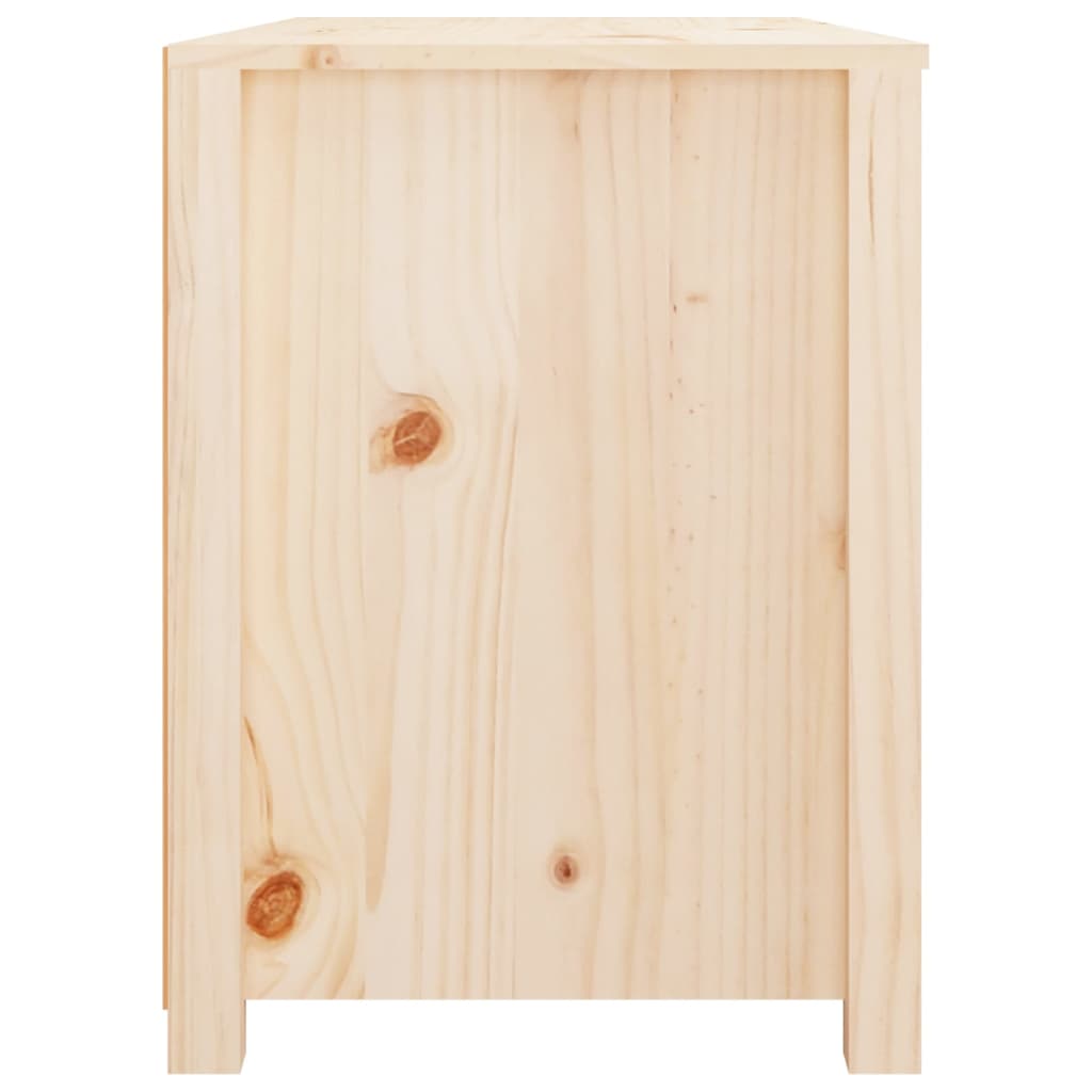 kommode 100x40x54 cm massivt fyrretræ