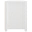 kommode 100x40x54 cm massivt fyrretræ hvid