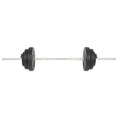 vægtstang med skiver 60 kg