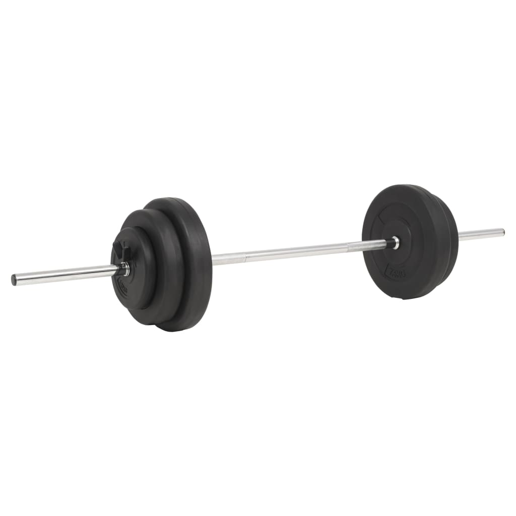 vægtstang med skiver 60 kg