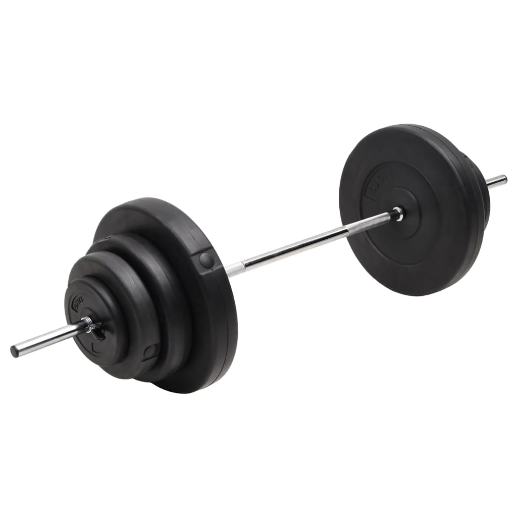 vægtstang med skiver 60 kg