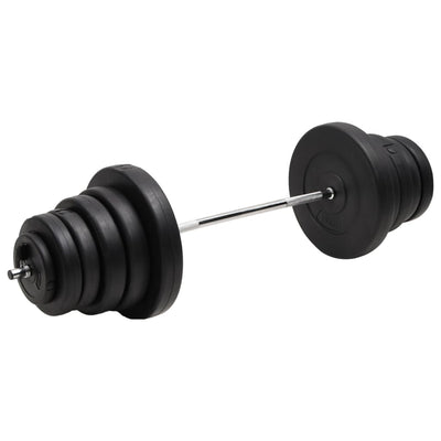vægtstang med skiver 90 kg