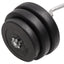 curl-vægtstang med skiver 90 kg