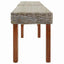 bænk Naturfarvet 160 x 35 x 45 cm Massivt mangotræ