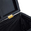 Opbevaringskasse med opbevaring Sort 110 x 35 x 45 cm