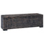 Opbevaringskasse med opbevaring Sort 110 x 35 x 45 cm