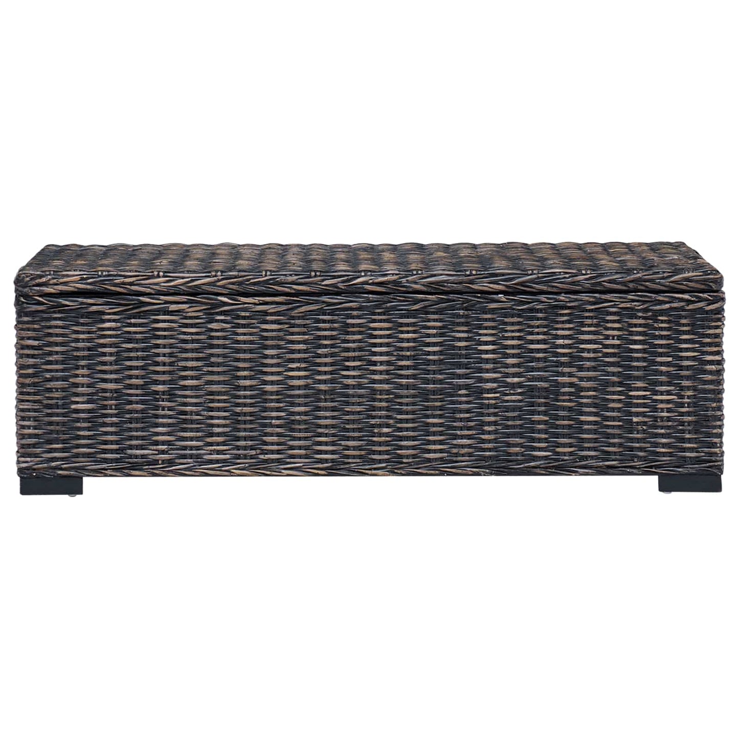 Opbevaringskasse med opbevaring Sort 110 x 35 x 45 cm