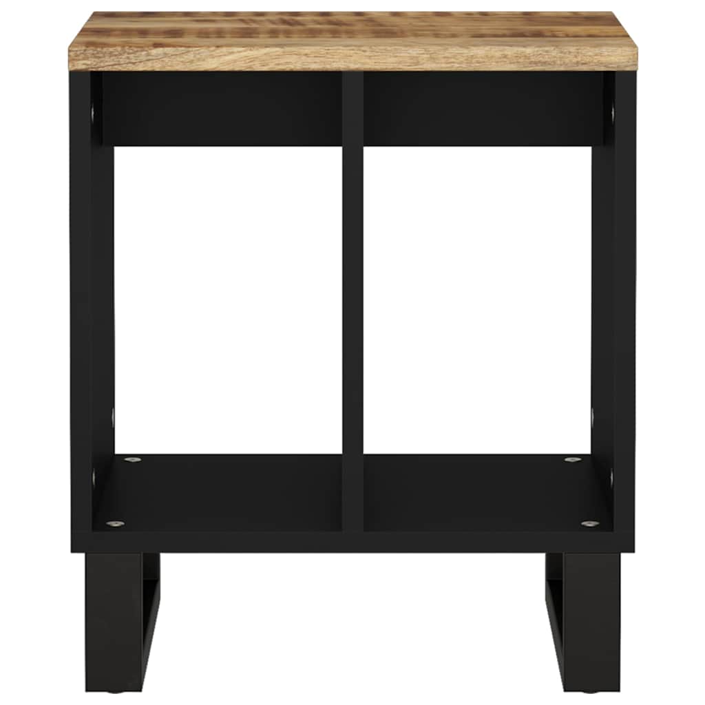 sidebord 40x31x46 cm massivt mangotræ og konstrueret træ