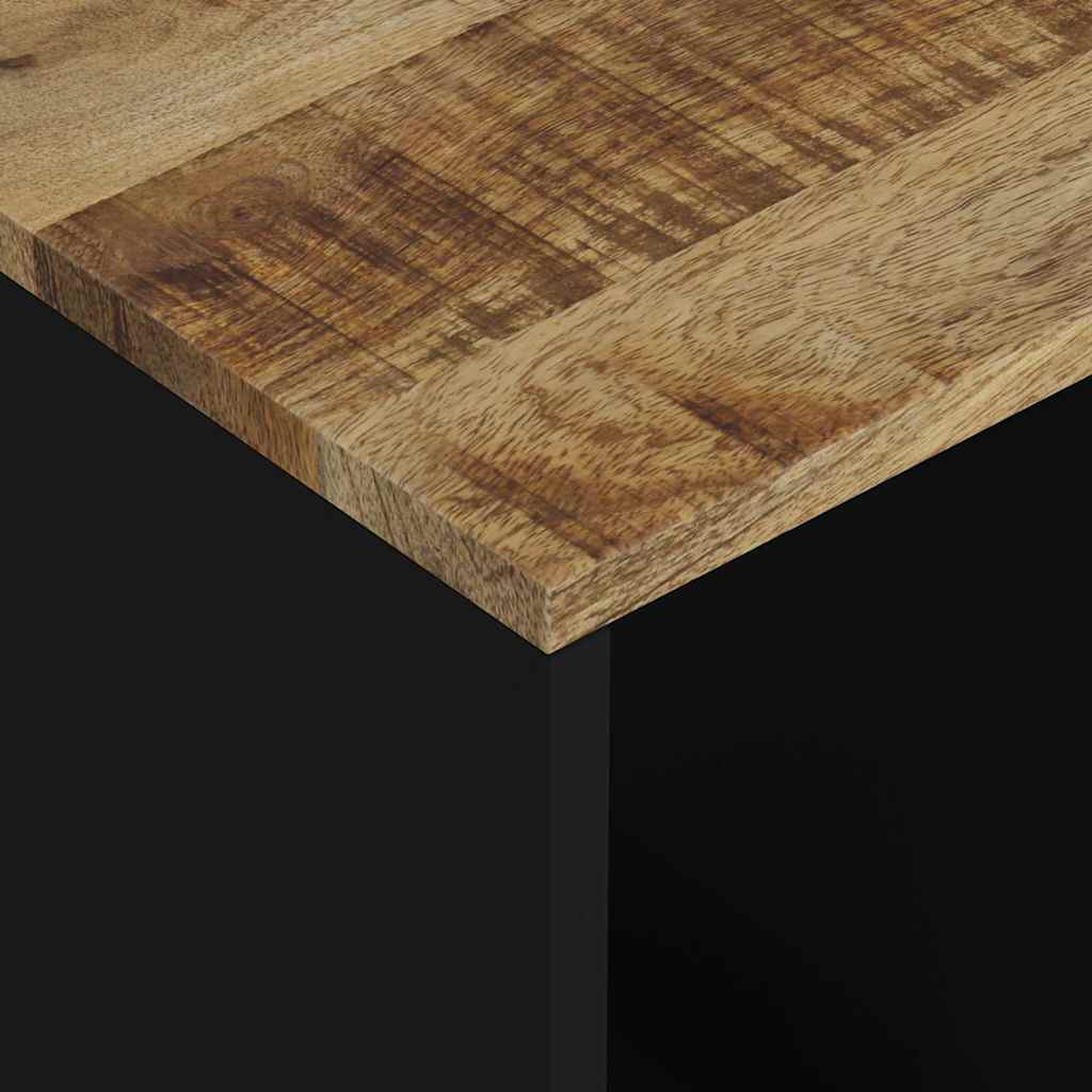 sidebord 40x31x46 cm massivt mangotræ og konstrueret træ