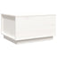 sofabord 60x50x35 cm massivt fyrretræ hvid