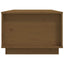 sofabord 100x50x35 cm massivt fyrretræ gyldenbrun