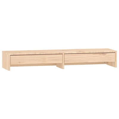 skærmholder 100x27x15 cm massivt fyrretræ