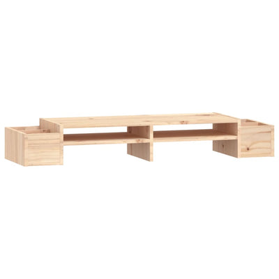 skærmholder 100x27,5x15 cm massivt fyrretræ