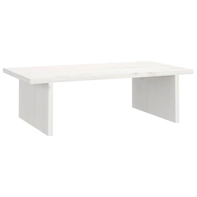 skærmholder 50x27x15 cm massivt fyrretræ hvid