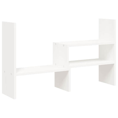 skærmholder (39-72)x17x43 cm massivt fyrretræ hvid