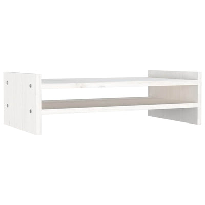 skærmholder 50x27x15 cm massivt fyrretræ hvid