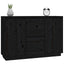 skænk 111x34x75 cm massivt fyrretræ grå