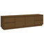tv-bord 176x37x47,5 cm massivt fyrretræ gyldenbrun