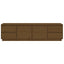tv-bord 176x37x47,5 cm massivt fyrretræ gyldenbrun