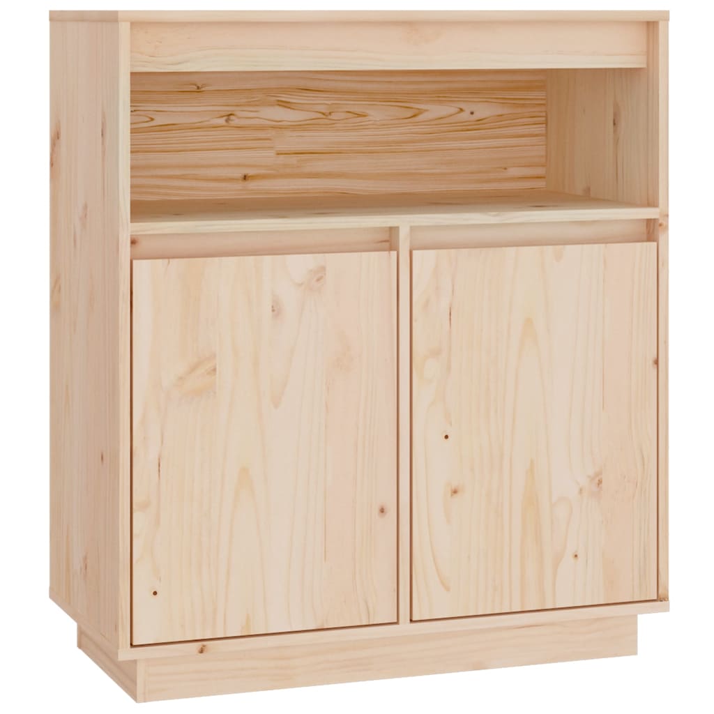 skænk 70x34x80 cm massivt fyrretræ