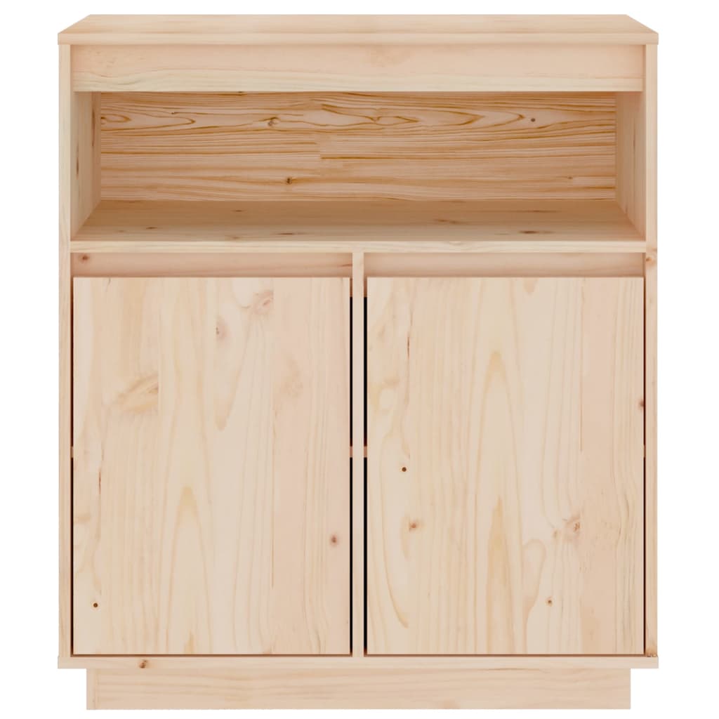 skænk 70x34x80 cm massivt fyrretræ