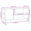 tv-bord 80x35x40,5 cm massivt fyrretræ grå