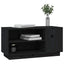 tv-bord 80x35x40,5 cm massivt fyrretræ sort