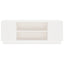 tv-bord 110x35x40,5 cm massivt fyrretræ hvid