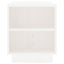 tv-bord 110x35x40,5 cm massivt fyrretræ hvid