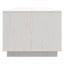 sofabord 110x50x40 cm massivt fyrretræ hvid