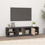 tv-bord 156x40x40 cm massivt fyrretræ grå