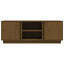 tv-bord 110x35x40,5 cm massivt fyrretræ gyldenbrun