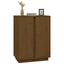 skænk 60x35x80 cm massivt fyrretræ gyldenbrun