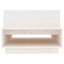 sofabord 80x55x40,5 cm massivt fyrretræ hvid