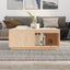 sofabord 100x101x40,5 cm massivt fyrretræ