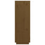 højskab 89x40x116,5 cm massivt fyrretræ gyldenbrun