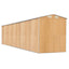haveskur 192x938x223 cm galvaniseret stål lysebrun