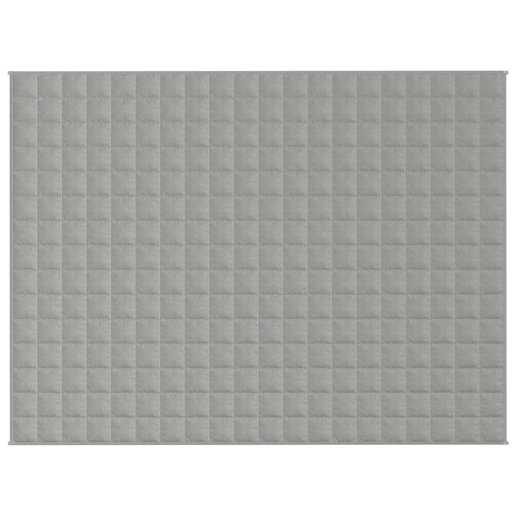 tyngdetæppe 150x200 cm 11 kg stof grå