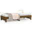 daybed med udtræk 2x(100x200) cm massivt fyrretræ gyldenbrun