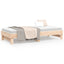 daybed med udtræk 2x(80x200) cm massivt fyrretræ
