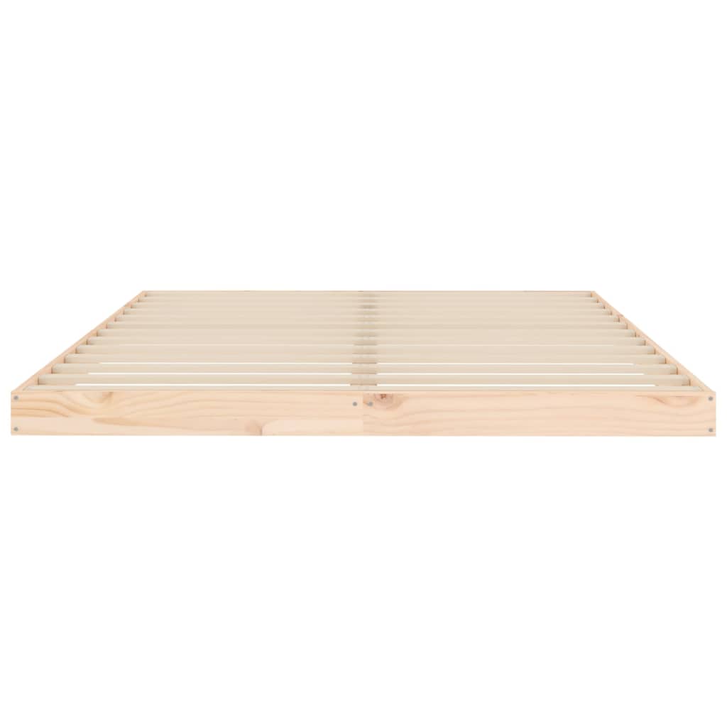 sengeramme 140x200 cm massivt fyrretræ