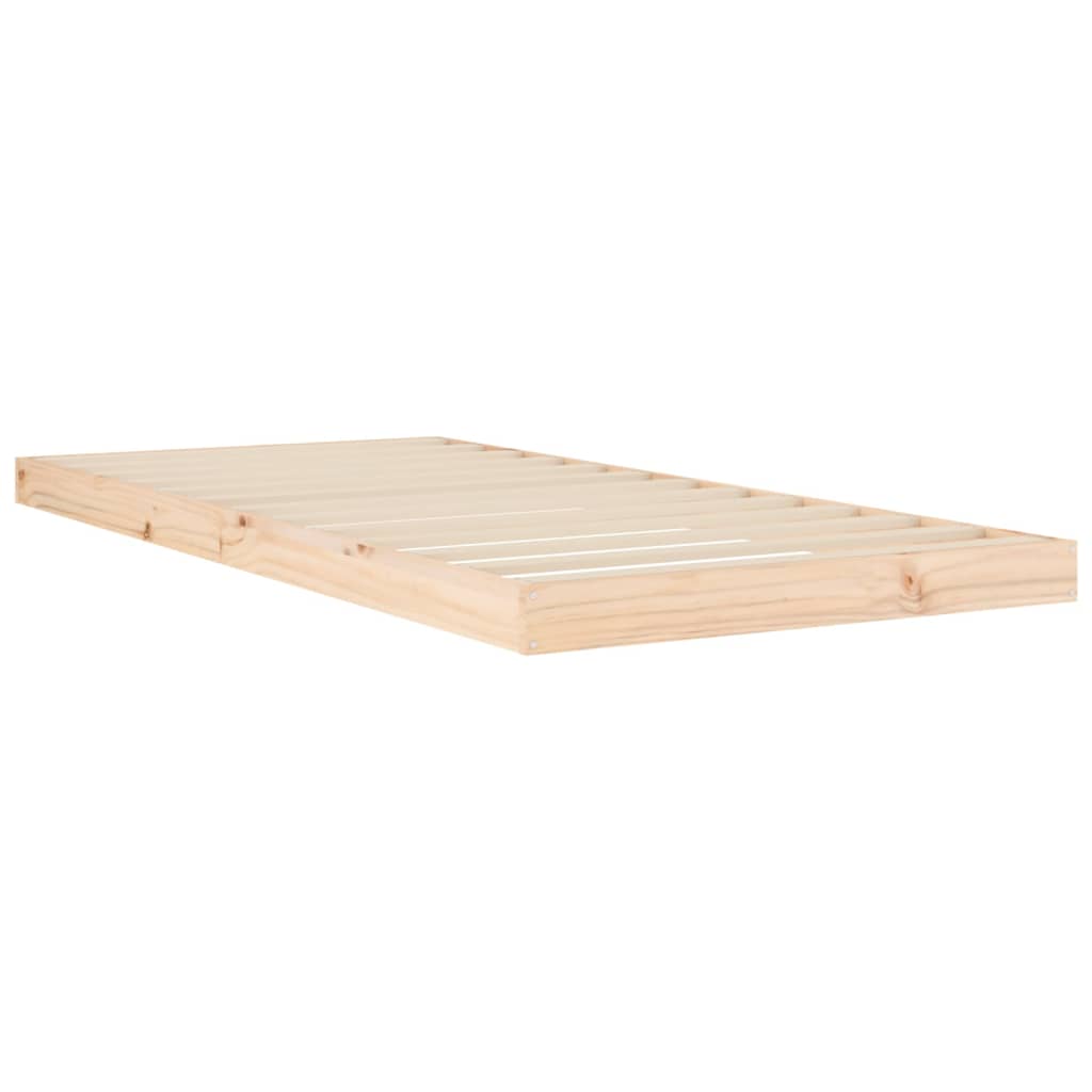 sengeramme 90x200 cm massivt fyrretræ
