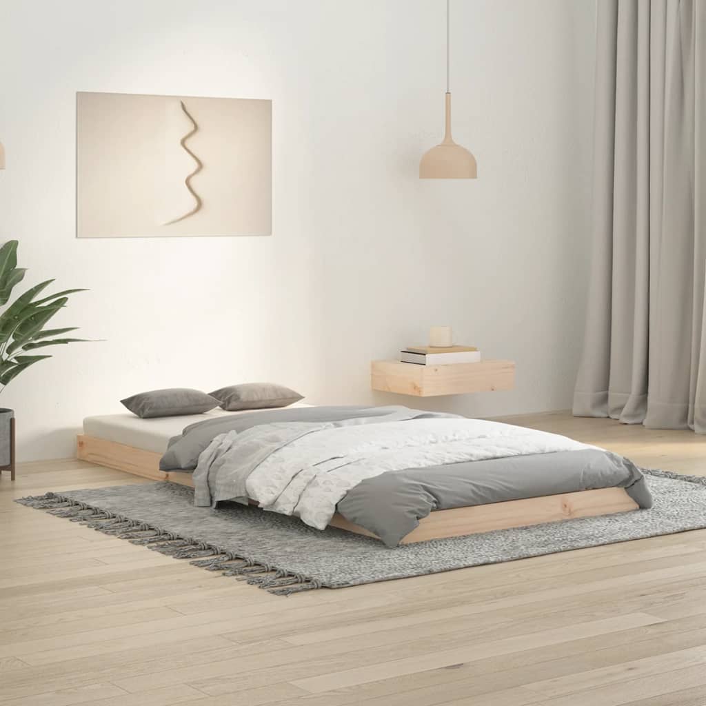 sengeramme 90x200 cm massivt fyrretræ