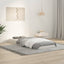 sengeramme 75x190 cm Small Single massivt fyrretræ hvid
