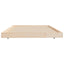 sengeramme uden madras 80x200 cm massivt fyrretræ