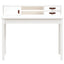 skrivebord 110x50x93 cm massivt fyrretræ hvid