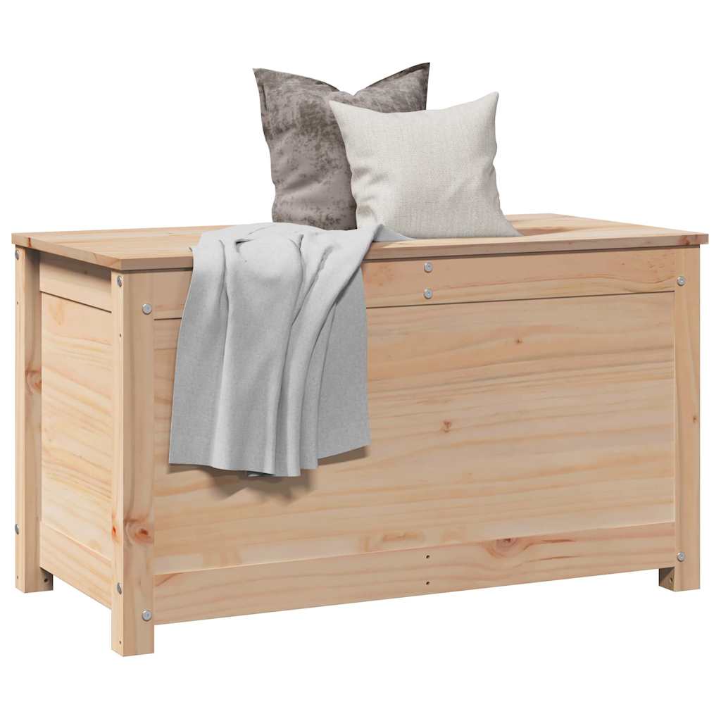 opbevaringskasse 80x40x45,5 cm massivt fyrretræ